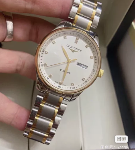 正品二手9成新++浪琴男士名匠系列+钻石款...