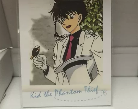 名侦探柯南怪盗基德晨起基德拍立得 花语基德...