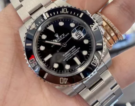 劳力瑞士手表男款全自动机械表防水黑武士水鬼...