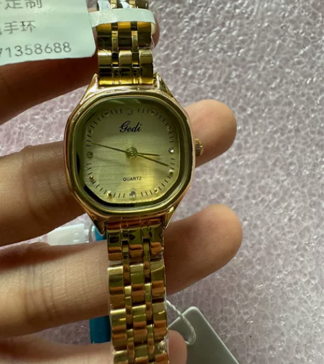 歌迪Gedi轻奢女装手表 表盘长2cm，金...