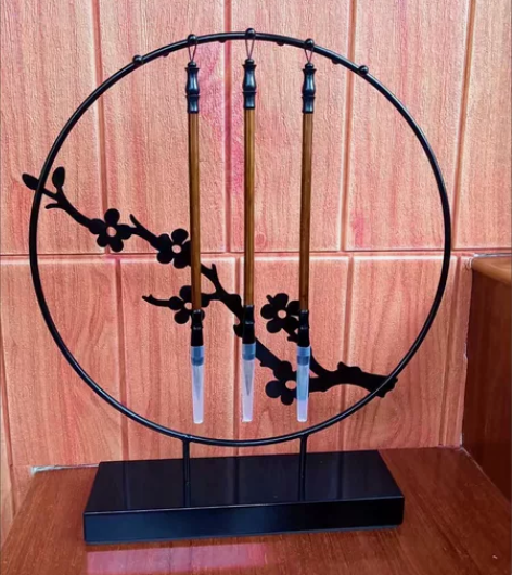 店不开了，毛笔架笔挂毛笔挂复古挂笔架简约书...