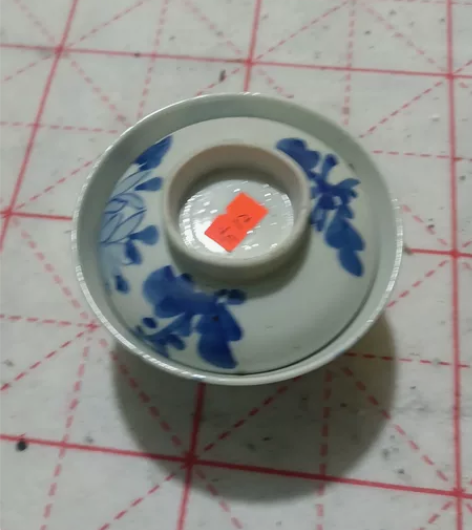 老青花盖碗，喜欢可直拍，售出不退 感兴趣的...