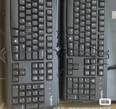 罗技键盘k120功能全部正常 个别字母有掉...