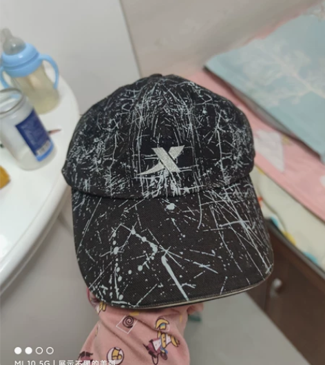 两个帽子，一个特步男女运动帽秋季新款旅游运...