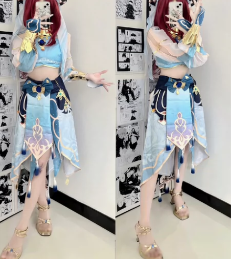 大厂同货源原神妮露cos服装女须弥舞娘co...