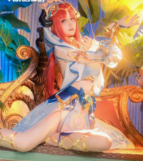 【出】漫囧家 原神妮露全套cos服清衣柜白...