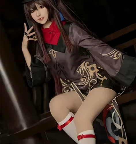 【全新现货95一整套包邮】原神cos服胡桃...