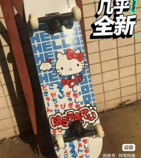 闲置99新进口双翘滑板专业板初学者滑板王一...