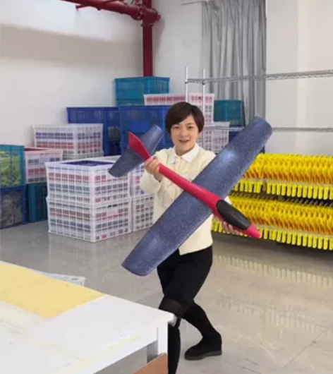 86厘米翼展大号手抛飞机滑翔机可改装电动动...