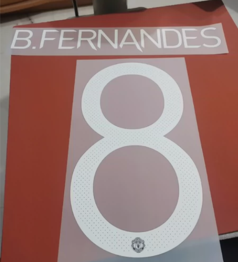 2122 2223赛季曼联主场客场杯赛印字...