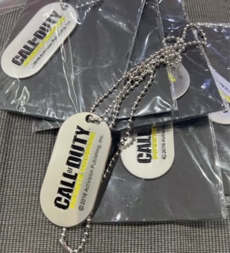 使命召唤cod兵牌狗牌，项链款。全新未拆封...