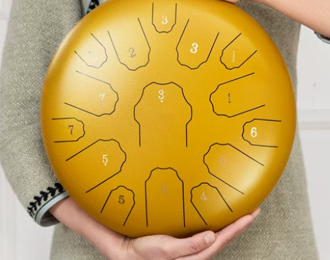 空灵鼓手碟初学乐器专业儿童8音15音忘忧钢...