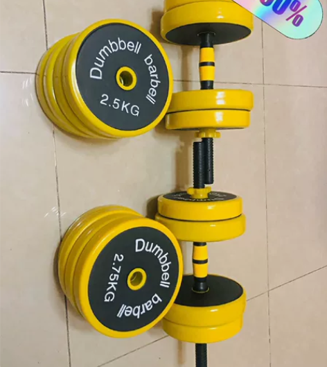 全新包邮包铁哑铃杠铃男士健身器家用可调节重...