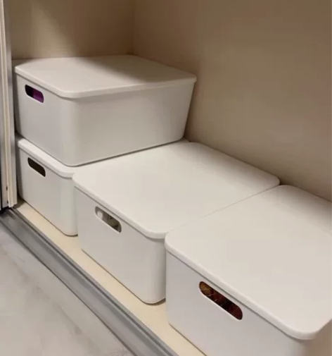 店铺转让 剩余30十几个 包邮白色收纳盒带...