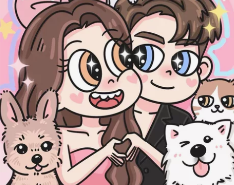 双人手绘超低价！！！ 星蝶公主风手绘电子版...