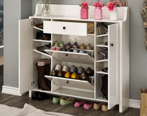 【男神专享】雅舍风情 客厅超薄鞋柜 现代简...