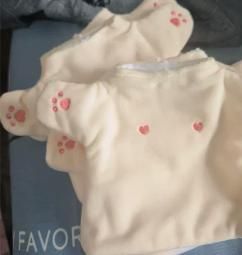 15cm手偶素体，一共5个，胸口是爱心 标...