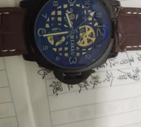 LIKEU胖大海全自动男机械,蓝宝石镜面,...