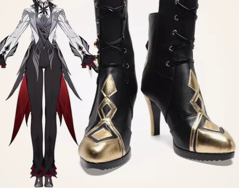 ?漫路人原神cos服仆人阿蕾奇诺燕尾服co...