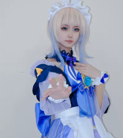 出珊瑚宫心海女仆装大全套(如下图) 包括假...