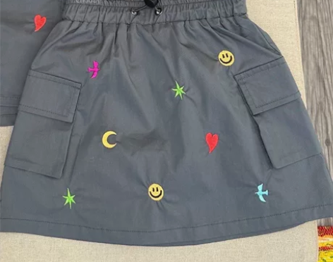 chubby 工装短裙 山系风 仅穿一 9...