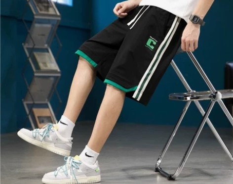 青少年短裤男孩初中生中学生薄款帅气休闲夏季...