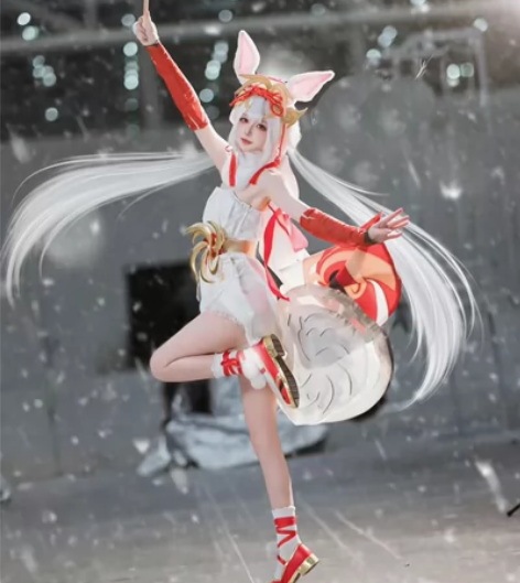 七愚祈雪灵祝s，我m也能穿，吊牌没拆仅试衣...