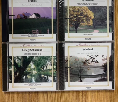 古典音乐CD，3张全新未拆封，1张仅撕掉一...