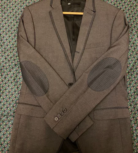 男士休闲西装48码全新 材质含羊毛，手感非...