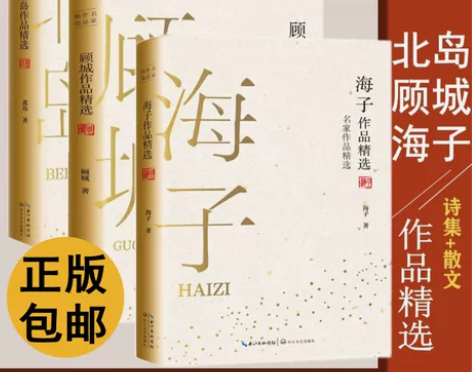 北岛顾城海子的诗集散文集小说随笔合集全3册...