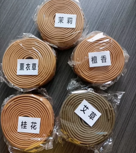 天然檀香盘香沉香艾草卧室客厅驱蚊香熏香家用...