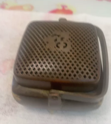 钝铜手提点金熏香炉居家茶桌室内摆件，底直径...