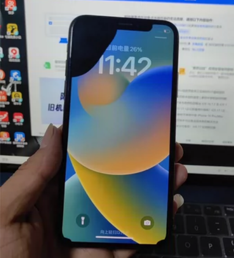 苹果X  256G 黑色 功能完好 原版无...