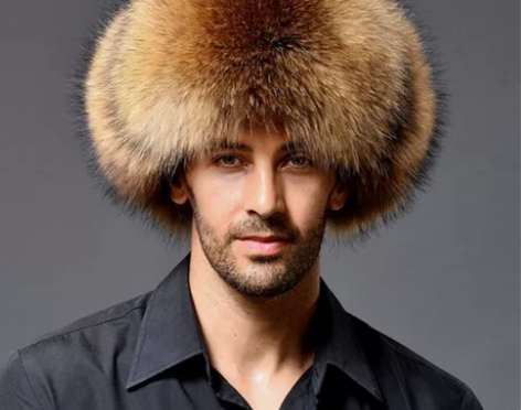 狐狸毛帽子男整皮狐狸冬季皮保暖雷锋帽皮草帽...