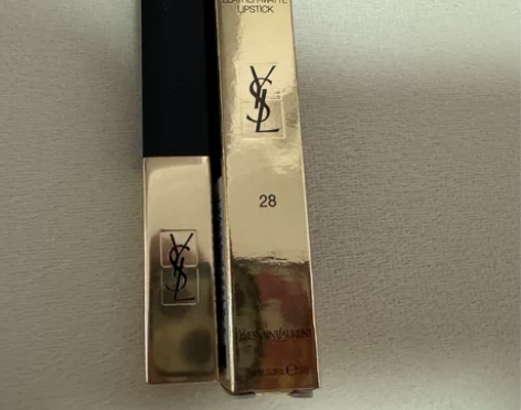 YSL圣罗兰小金条口红 28号色 使用情况...