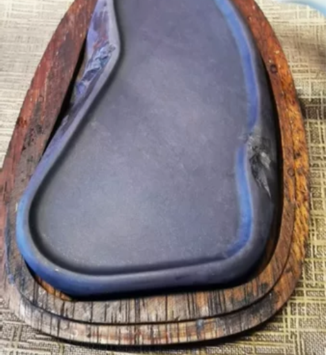 端砚 端砚麻子坑 砚台 文房四宝 砚台带盖...