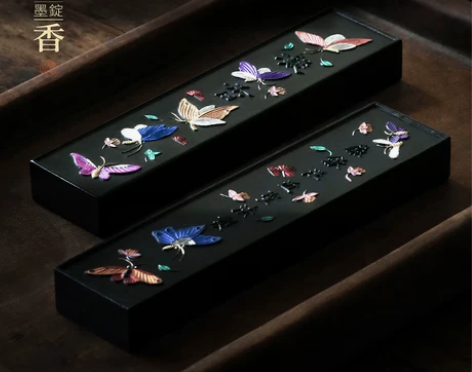 问心堂凝香墨锭高档顶烟安徽漆烟墨锭文房四宝...