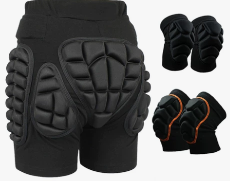 尺码:均码，颜色分类:护臀裤+软护肘+软护...