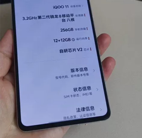 vivo iQOO 11，内存12G+25...