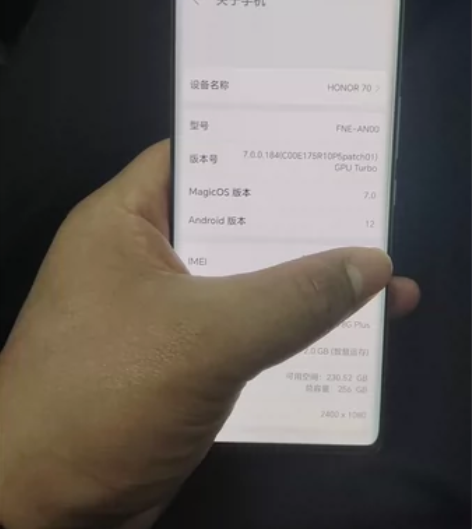 荣耀70  12+256lg 机器成色非常...