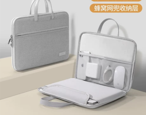 2023新款笔记本电脑包女手提14寸适用苹...