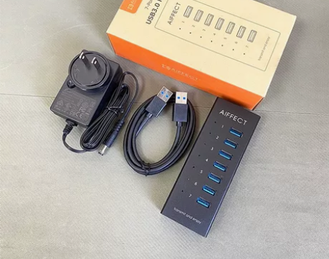 外贸电脑USB3.0分线器多功能拓展坞hu...