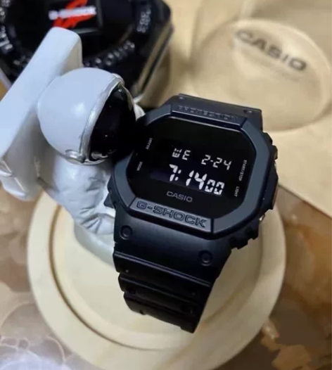 卡西欧黑武士小方块dw5600小方块黑武士...