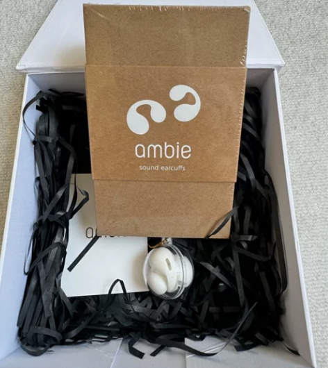 ambie索尼蓝牙耳机耳夹式骨传导耳机运动...