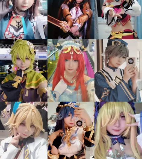 【接线上线下cos委托】 男女都接，线上线...