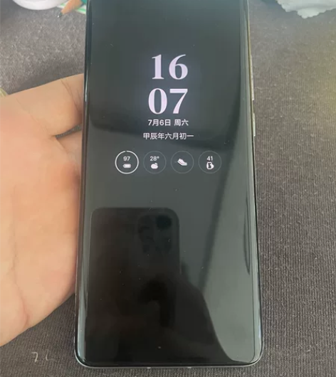 魅族18，8+128，蓝色，屏幕有点烧屏，...