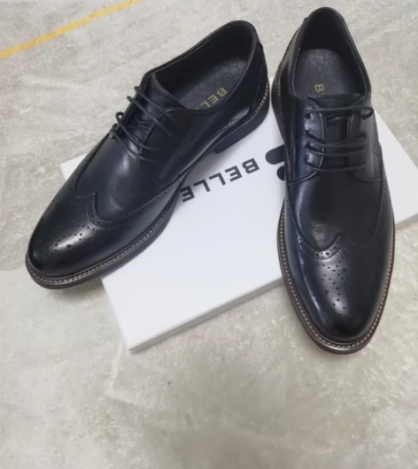 出全新的41码百丽男鞋皮鞋 男款商务正装英...