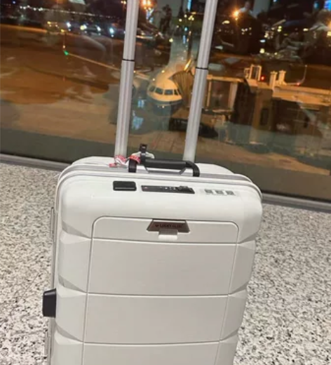 LuckyClub行李箱拉杆箱旅行箱前开盖...