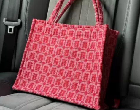 伴手礼囍字新娘包红色婚包手提托特包伴娘伴手...