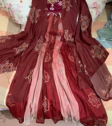 桔屿原创  唐制汉服L码 洗了没穿过，大袖...